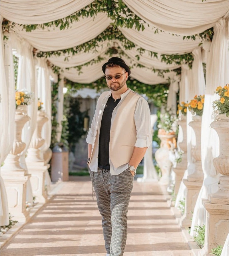 Allestimento per un matrimonio all'aperto